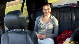 This Hot Brunette Sucks And Fucks Her Way Out Of Paying Taxi Fare / FakeTaxi - PornGO.com